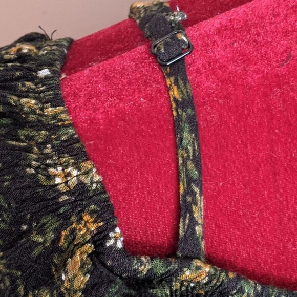 Mossimo Off the Shoulder Navy Floral Dress Size XSmall - Picture 5 of 7